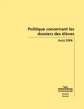Politique concernant les dossiers des élèves