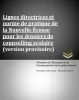 Lignes directrices et norme de pratique de la Nouvelle-Écosse pour les dossiers de counselling scolaire (version provisoire)