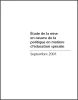 Étude de la mise en oeuvre de la politique en matière d'éducation spéciale